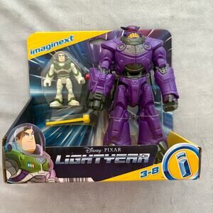 Imaginext 2022 Disney Pixar Lightyear Buzz & Battle Blast Zurg Action Figures